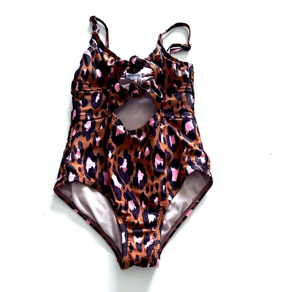 Art Class Girls Wild Cat Leopard Spot
Printed One Piece Swimsuit - Picture 2 of 6